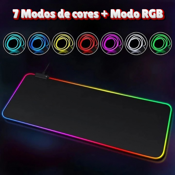 Mouse Pad RGB Iluminus Pro